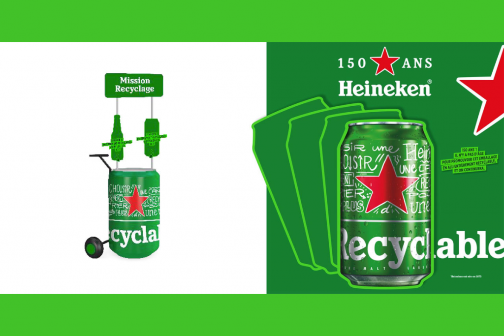 Heineken Ose l'Écologie pour Son 150e Anniversaire