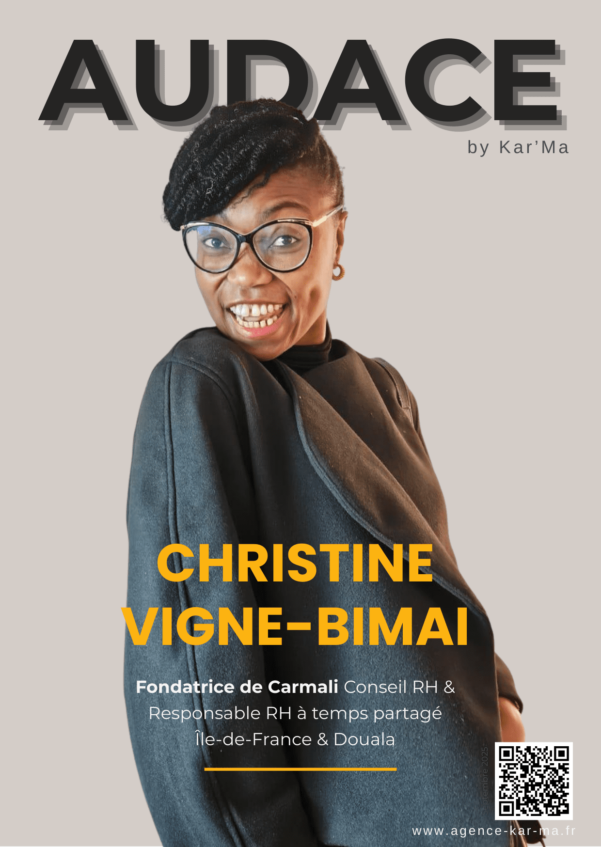 AUDACE magazine - Septembre 2025 - Christine Vigne-Bimai