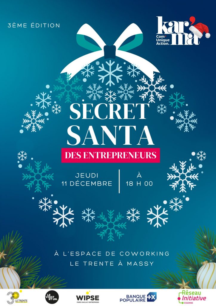Secret Santa des Entrepreneurs 2025 : networking, cadeaux et ambiance festive au programme !