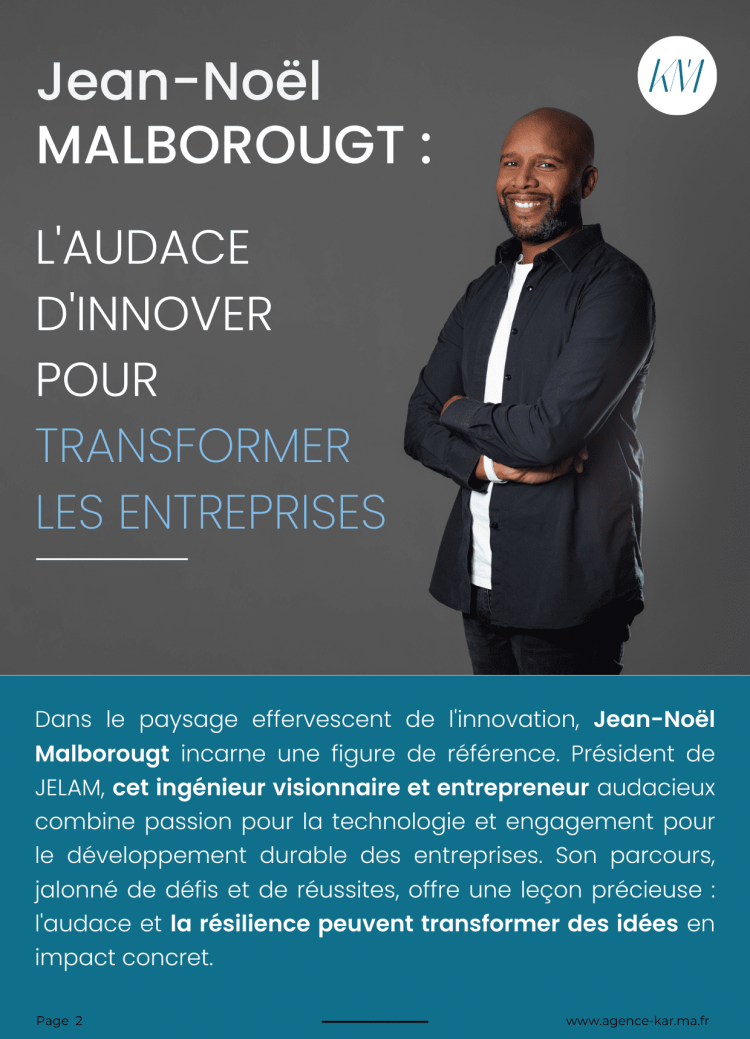 Magazine AUDACE - Jean-Noël Malborougt