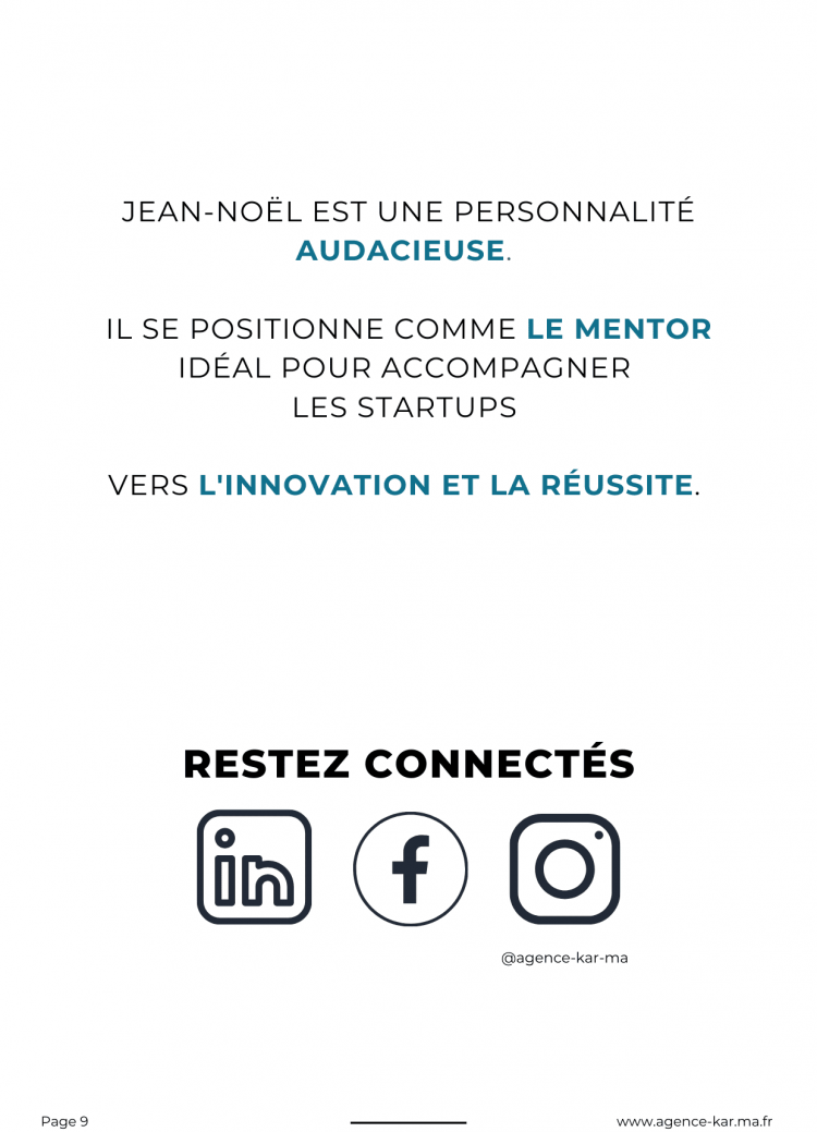 Magazine AUDACE - Jean-Noël Malborougt