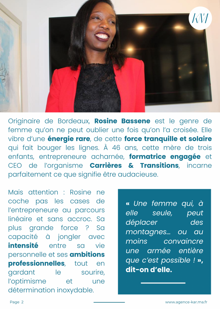 AUDACE MAGAZINE - AVRIL 2025 - Rosine Bassene