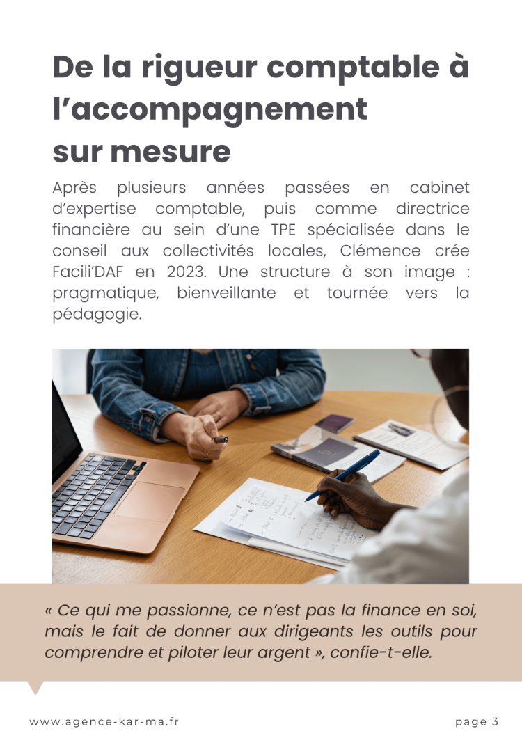 AUDACE magazine - Octobre 2025 - Clémence Launay