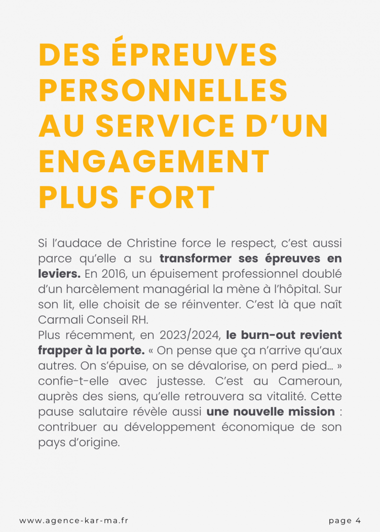 AUDACE magazine - Septembre 2025 - Christine Vigne-Bimai