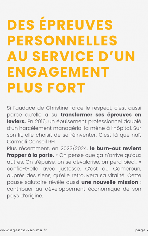 AUDACE magazine - Septembre 2025 - Christine Vigne-Bimai