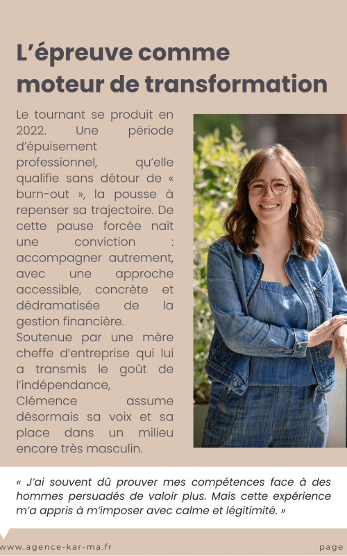 AUDACE magazine - Octobre 2025 - Clémence Launay