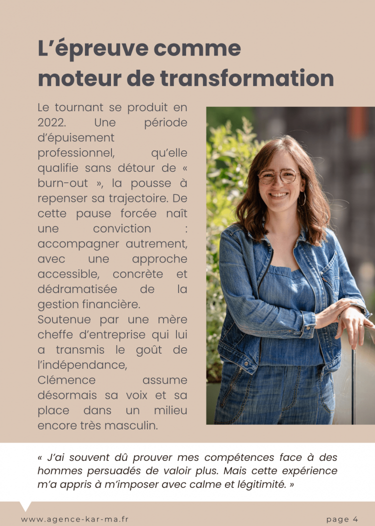 AUDACE magazine - Octobre 2025 - Clémence Launay