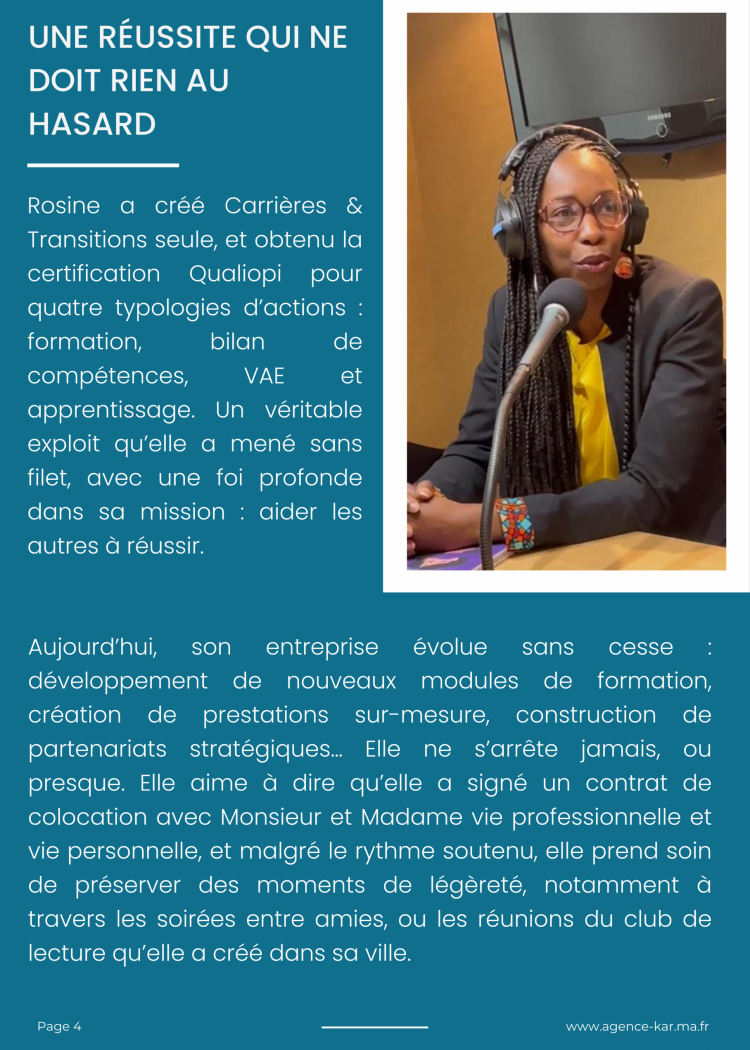 AUDACE MAGAZINE - AVRIL 2025 - Rosine Bassene