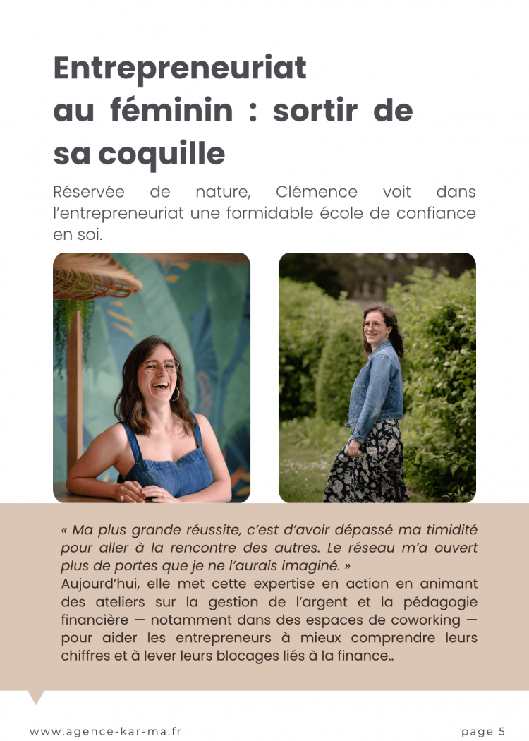 AUDACE magazine - Octobre 2025 - Clémence Launay