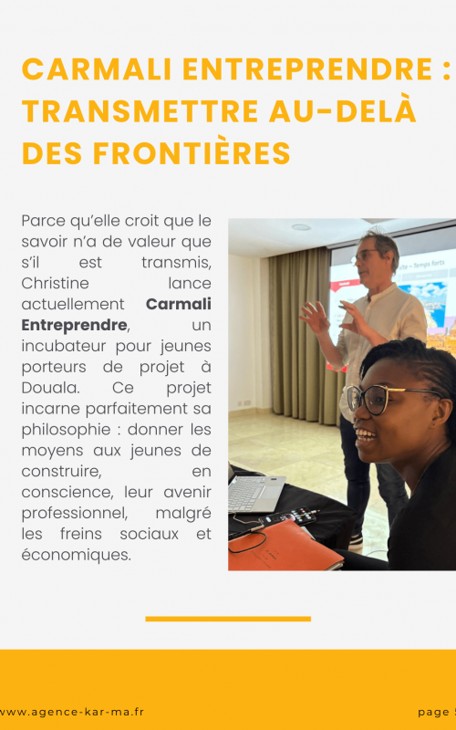 AUDACE magazine - Septembre 2025 - Christine Vigne-Bimai