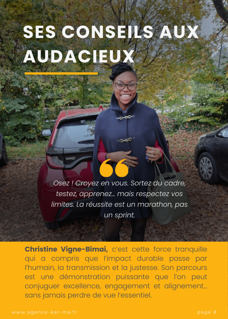 AUDACE magazine - Septembre 2025 - Christine Vigne-Bimai