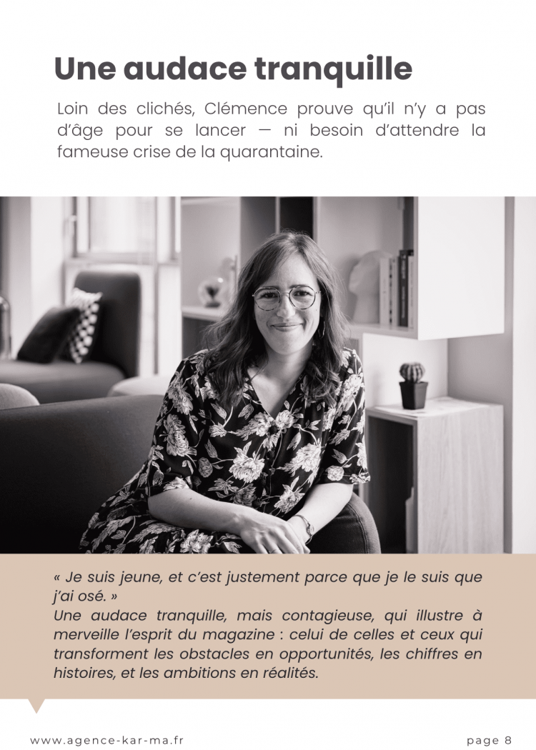 AUDACE magazine - Octobre 2025 - Clémence Launay