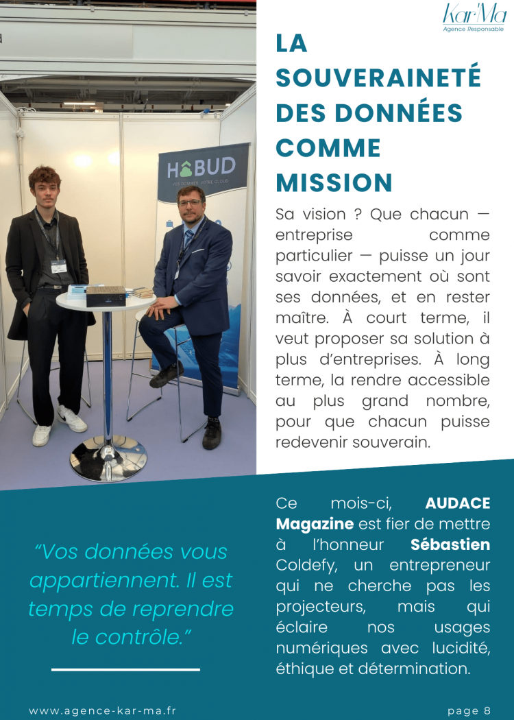 AUDACE MAGAZINE - MAI 2025 - Sébastien Coldefy