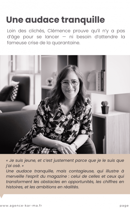 AUDACE magazine - Octobre 2025 - Clémence Launay